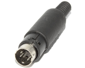 Разъем S-video (2000г.) вилка на кабель 4 pin от магазина РЭССИ